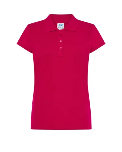 Polo Donna  Regular Fit Cotone 200g Raspberry