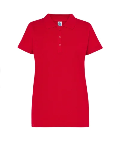 Polo Donna  Regular Fit Cotone 200g Red