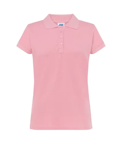 Polo Donna  Regular Fit Cotone 200g Pink