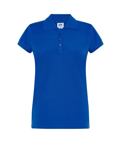 Polo Donna  Regular Fit Cotone 200g Royal Blue
