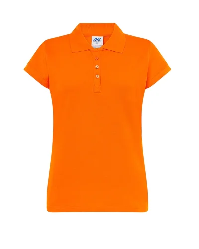 Polo Donna  Regular Fit Cotone 200g Arancione