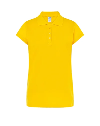 Polo Donna  Regular Fit Cotone 200g Gold