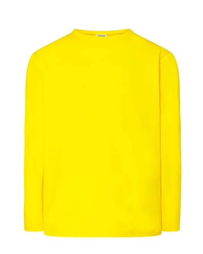 T-shirt bambino Kid a manica lunga 100% cotone regular fit Gold