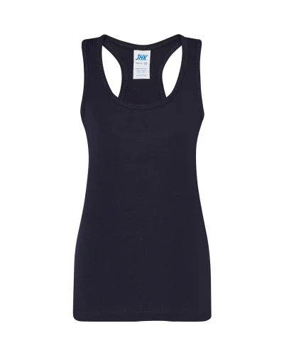Canotta bimba cotone 100%  spalline incrociate regular Navy