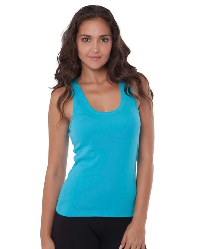 JHK Aruba Canotta Donna Slim 100% Cotone Spalline Incrociate