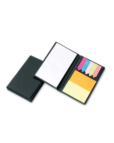 MEMOFF Blocco note 4 pezzi Nero