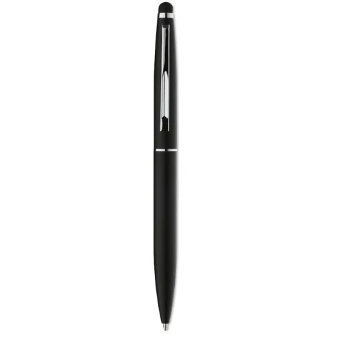 QUIM Penna a Sfera Alluminio Opaco Blu con Punta Touch 13,5 cm