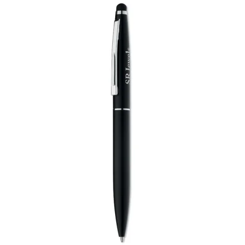 QUIM Penna a Sfera Alluminio Opaco Blu con Punta Touch 13,5 cm