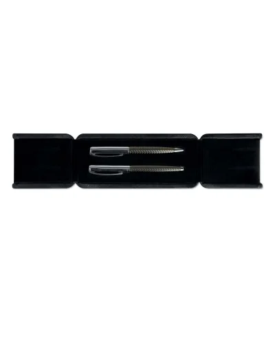 DERRICK Set Penne Regalo Metallo Twist & Roller con Scatola