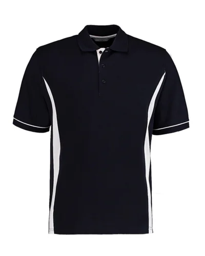 Polo Scottsdale 100% Cotone 210g Regular Manica Contrasto Navy/White
