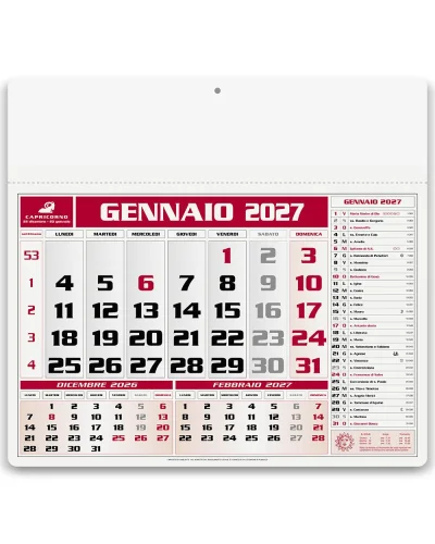Calendario olandese Americano