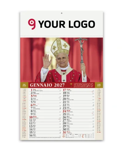 Calendario mensile Papa Leone
