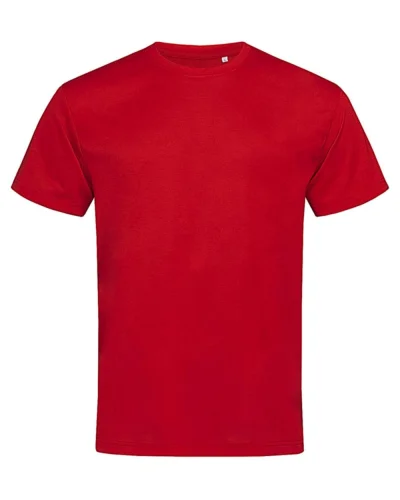 T-shirt ACTIVE-DRY uomo, effetto cotone, 150g, poliestere qualità Crimson red