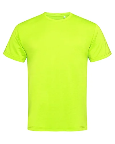T-shirt ACTIVE-DRY uomo, effetto cotone, 150g, poliestere qualità Cyber Yellow
