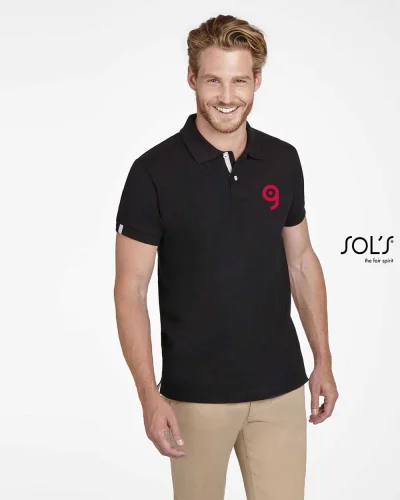 Polo uomo Portland, 100% cotone, regular fit, dettagli grig