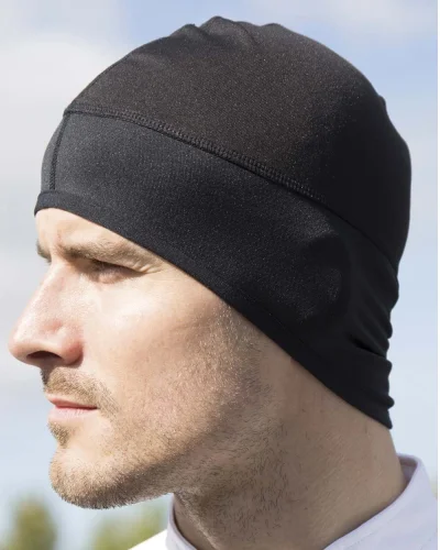 Cappello Invernale Bikewear Nero, Traspirante e Riflettente