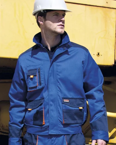 Giacca da lavoro LITE leggera con zip resistente