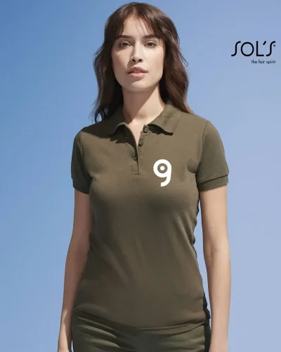 Polo donna Prime, Regular, Poliestere Cotone, 3 bottoni