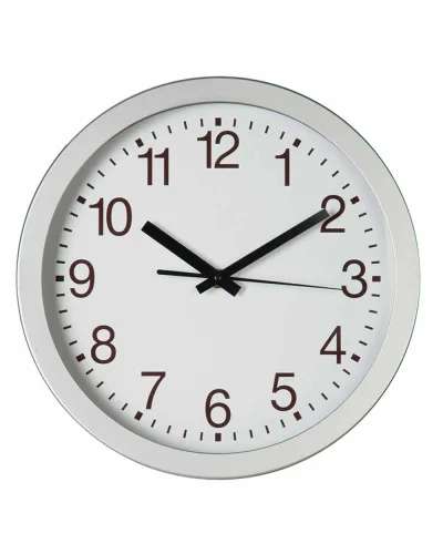 Orologio da parete moderno in plastica e vetro