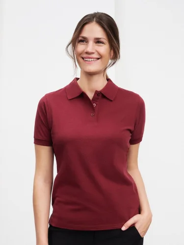 Polo Donna  100% Cotone, Regular Fit, Manica Corta, 195g
