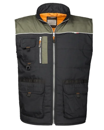 Gilet Morgan elegante con zip e tasche laterali