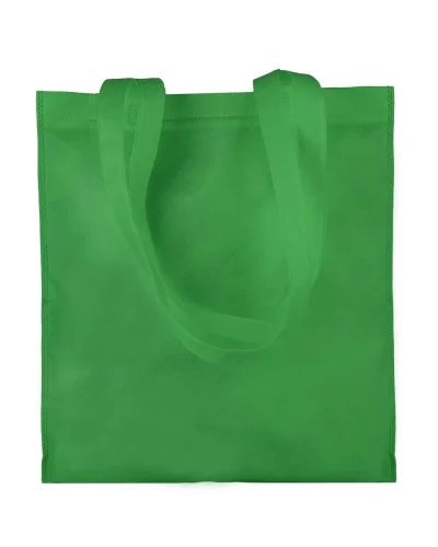 Borsa shopping Aisha TNT 80g, 36x40cm, manici lunghi, leggera Verde