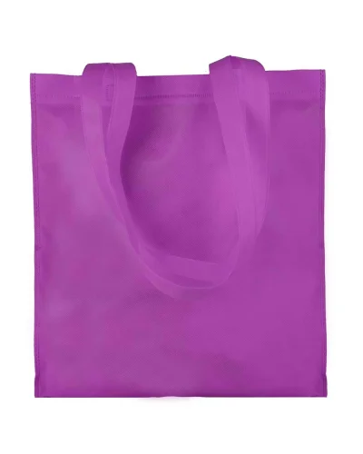 Borsa shopping Aisha TNT 80g, 36x40cm, manici lunghi, leggera Fuxia
