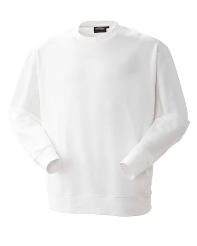 Felpa Space uomo in stile streetwear, personalizzabile Bianco
