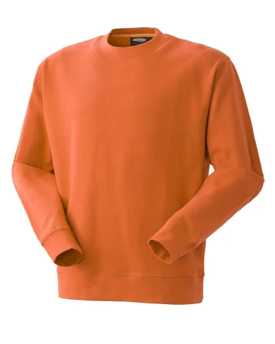 Felpa Space uomo in stile streetwear, personalizzabile Arancio