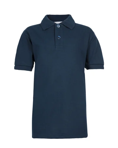 Polo bambino in piqué 100% cotone - Regular fit Blu
