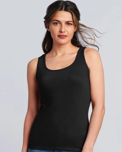 Canotta donna Gildan Softstyle 100% cotone vestibilità regular