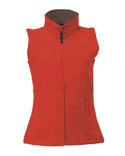 Regatta Flux smanicato donna softshell, idrorepellente leggero Classic Red