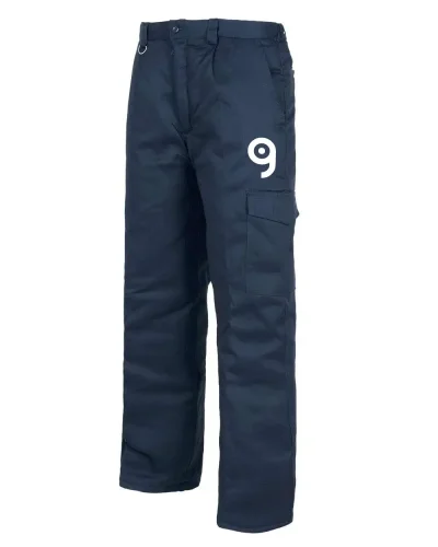 Pantaloni da lavoro imbottiti, elastico vita