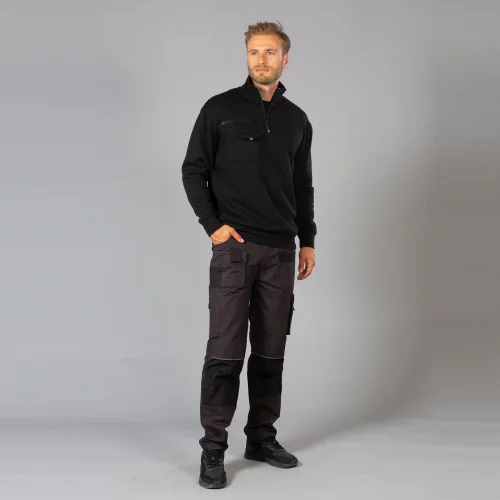 Pantalone da lavoro multitasche Qatar in cotone canvas