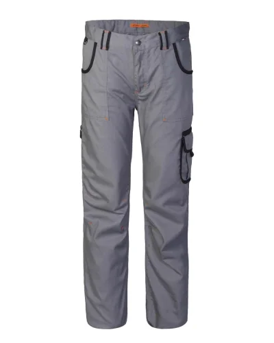 Pantalone da lavoro Fangio 1ª cat. Cotone, Regular fit Grigio / Nero