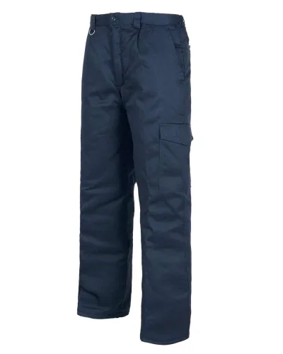 Pantaloni da lavoro imbottiti, elastico vita
