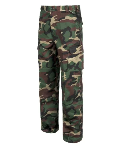 Pantalone mimetico multitasche, rinforzato regular