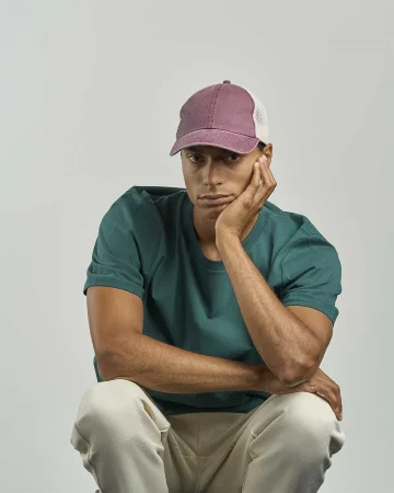 Ubica Cappellino 6 Pannelli Cotone Mesh Velcro Nero 250gr