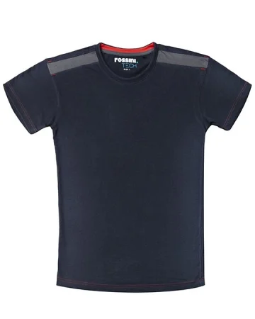 T-Shirt Ultraflex  100% Cotone con dettagli a contrasto