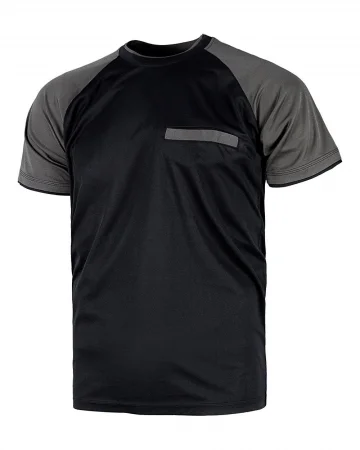 T-shirt  uomo 100% poliestere, girocollo triple cuciture