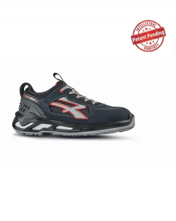 Scarpe U-Power Gang basse S3 antinfortunistiche nere, leggere