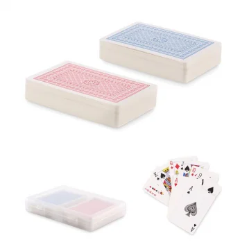 Set di 2 mazzi di carte da gioco classiche Playcard