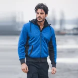 Maglia con cappuccio in knitted fleece Quebec man