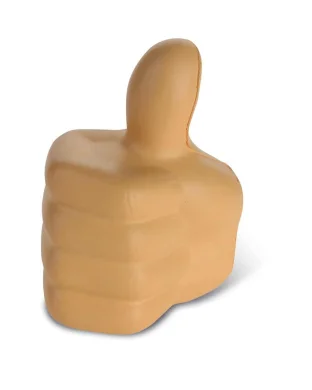 OK Antistress in poliuretano 34gr, forma mano, misura 7,9x5,7x4,5 cm