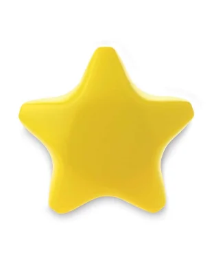 Stella Antistress Stella in PU morbido giallo