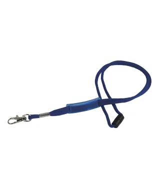 Cordino badge/chiavi Antisoffocamento  Blu Poliestere 90cm