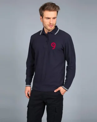Polo New Marsiglia Uomo 100% Cotone Manica Lunga Regular Fit