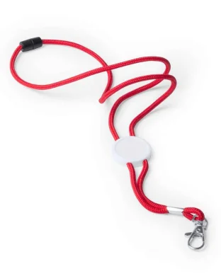 Lanyard Perux in poliestere colorato con moschettone, 3,2x50cm