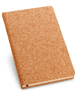 Block Notes sughero A5 avorio 80 fogli 14x21cm eco leggero