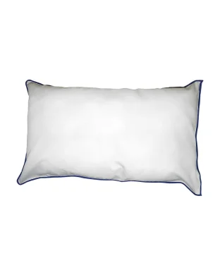 Federa rettangolare Bianco 75x45 cm cotone/poliestere